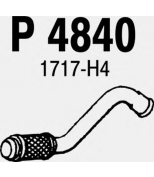 FENNO STEEL - P4840 - Трубопровод выпускной CITROEN C4 1.4 04- / PEUGEOT 307 1.4 03-